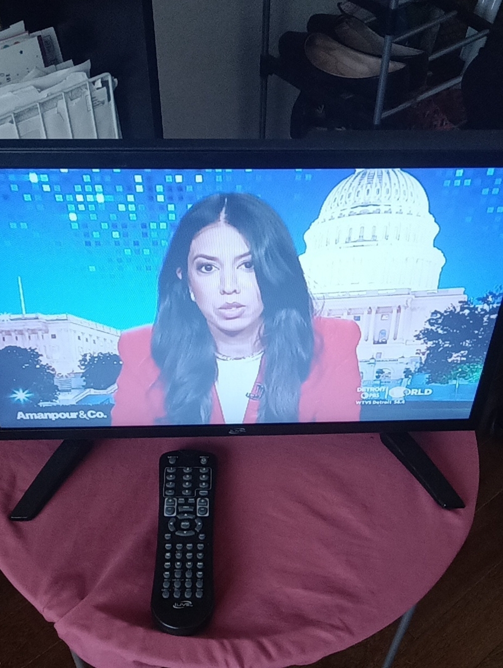 Acer TV/Monitor with Black Frame and Blue Screen Accent